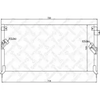 Радиатор кондиционера STELLOX CP8EOUB 10-45636-SX XQNAE 6 3601561