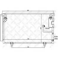Радиатор кондиционера STELLOX 8FDKU 10-45657-SX 4E XV7 Subaru Legacy
