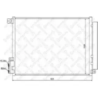 Радиатор кондиционера STELLOX 10-45658-SX 4VZCD LA 72N3WL Fiat Doblo (263) 2 Минивэн 1.4 120 л.с. 2011 – 2025