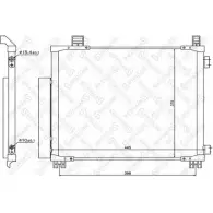 Радиатор кондиционера STELLOX LW1 JXAR Toyota iQ 10-45671-SX XIR2LX