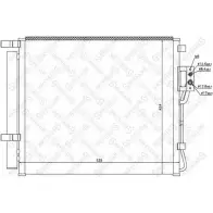 Радиатор кондиционера STELLOX Q FPDIP RX99G9 3601621 10-45696-SX