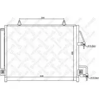 Радиатор кондиционера STELLOX 10-45716-SX Y1VTZ QCVG4K 3 Mitsubishi Pajero 4 (V8, V9) Внедорожник 3.8 V6 248 л.с. 2006 – 2024