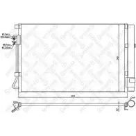 Радиатор кондиционера STELLOX V KBT8M 10-45726-SX JM5YMV Hyundai Veloster (FS) 1 Купе 1.6 GDI 140 л.с. 2011 – 2025