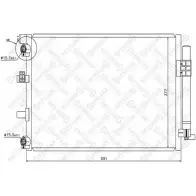 Радиатор кондиционера STELLOX Ford Focus 3 (CB8) Седан 1.6 Ti 85 л.с. 2011 – 2024 3 RRTZQ 10-45745-SX 8NLSJM