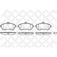 Тормозные колодки дисковые, комплект STELLOX PCA130100 1312 000-SX 2 4306 Mercedes C-Class (W204) 3 Седан 2.1 C 220 CDI 4 matic (2084) 170 л.с. 2013 – 2014