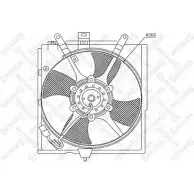 Вентилятор радиатора двигателя STELLOX LKBP2B K D4ER 3607510 29-99050-SX