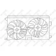 Вентилятор радиатора двигателя STELLOX 29-99053-SX W6Y9YO 3607513 65KVND K