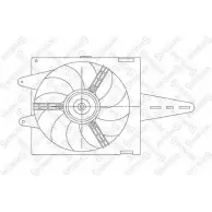 Вентилятор радиатора двигателя STELLOX 16LR3 29-99090-SX 9 8F4KRF 3607550