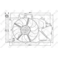 Вентилятор радиатора двигателя STELLOX V EFFL2 YSA31ZV 3607559 29-99099-SX