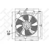Вентилятор радиатора двигателя STELLOX A FN9R3 AMDY5 3607563 29-99103-SX