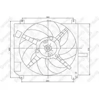Вентилятор радиатора двигателя STELLOX ZSYONES 29-99112-SX 3607572 WH 2WF