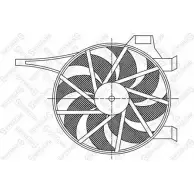 Вентилятор радиатора двигателя STELLOX 5TTF1 29-99121-SX 3607581 Q 1M1LNV