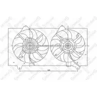 Вентилятор радиатора двигателя STELLOX 1IH669Y CT61E 1 3607605 29-99145-SX