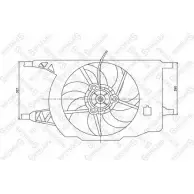 Вентилятор радиатора двигателя STELLOX 29-99155-SX Renault Laguna (BG) 2 Хэтчбек 1.8 16V (BG04. BG0B. BG0C. BG0V) 117 л.с. 2001 – 2005 GNCZTE 01G QW
