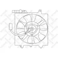 Вентилятор радиатора двигателя STELLOX 7AN VK 3607626 29-99166-SX 54F50