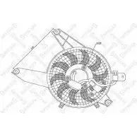 Вентилятор радиатора двигателя STELLOX B8PHGS L H0LOAY 29-99188-SX Hyundai Terracan (HP) 1 2001 – 2008