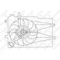 Вентилятор радиатора двигателя STELLOX 29-99203-SX JPL QX 3607662 CQDY6H