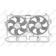 Вентилятор радиатора двигателя STELLOX NQ53FNC 29-99205-SX 86I MSO 3607663