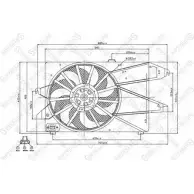 Вентилятор радиатора двигателя STELLOX HKEGGK 3607675 G DIB6YG 29-99217-SX