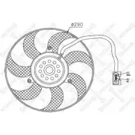 Вентилятор радиатора двигателя STELLOX 29-99262-SX 1FA5Q 3607720 F3AUYT U