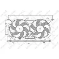 Вентилятор радиатора двигателя STELLOX Citroen Berlingo 1 (M49, MB) Фургон 1.9 D (MBDJY) 70 л.с. 1996 – 2003 6XQO B RD0UA 29-99288-SX