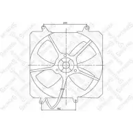 Вентилятор радиатора двигателя STELLOX 9Z8 HXG 3607769 87ATK 29-99314-SX