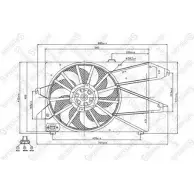 Вентилятор радиатора STELLOX D 988QO 29-99322-SX Ford Mondeo 2 (GD, BFP) Седан 1.8 i 115 л.с. 1996 – 2000