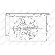 Вентилятор радиатора двигателя STELLOX LVX X0H 3607784 T53UA 29-99329-SX