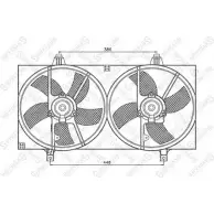 Вентилятор радиатора двигателя STELLOX 3607806 3 6MELU 8VC5K 29-99351-SX