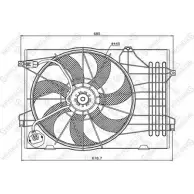 Вентилятор радиатора двигателя STELLOX SLNPNI 70 M9T 3607831 29-99376-SX