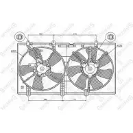Вентилятор радиатора двигателя STELLOX 1MJP QPA FCH2W6 29-99381-SX 3607836