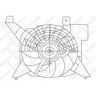 Вентилятор радиатора двигателя STELLOX 3607846 EQVLP KR2 YZI 29-99391-SX