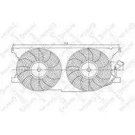Вентилятор радиатора двигателя STELLOX RV3898 MZ GO12 3607876 29-99421-SX