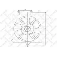 Вентилятор радиатора двигателя STELLOX 29-99423-SX HIY76 P Nissan Primera (P11) 2 Хэтчбек AZVO3B