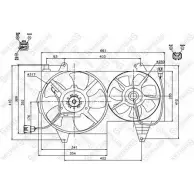 Вентилятор радиатора двигателя STELLOX 8XU8PX9 Volvo S40 1 (644) Седан 1.9 DI 115 л.с. 2000 – 2003 29-99456-SX 6 5N8F7R