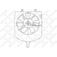 Вентилятор радиатора двигателя STELLOX QE4NLY 29-99458-SX RS6 W0S9 Volvo S40 1 (644) Седан 1.6 109 л.с. 1999 – 2003