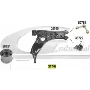 Рычаг 3RG 9ZC GKLK 8433819018027 Skoda Roomster (5J) 1 Фургон 1.4 TDI 80 л.с. 2007 – 2010 31746