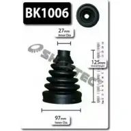 Комплект пылника, приводной вал SHAFTEC 1FH 302S 3665684 BK1006 SDRCN