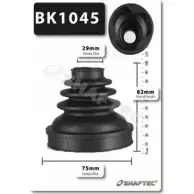 Комплект пылника, приводной вал SHAFTEC R 45EL Citroen C4 1 (LA, LC, PF2) 2004 – 2009 BK1045 SLSJABM