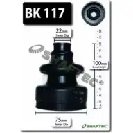 Комплект пылника, приводной вал SHAFTEC BK117 921FRP E93QN6 H 3665756