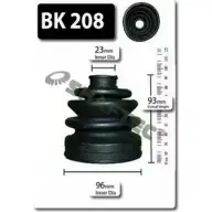 Комплект пылника, приводной вал SHAFTEC R ORU6F BK208 IPPF7R Honda Legend 2 (KA7) Купе 3.2 i 24V (KA8) 205 л.с. 1991 – 1996