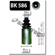 Комплект пылника, приводной вал SHAFTEC Renault Master (JD) 2 Автобус 1.9 dCi 80 82 л.с. 2001 – 2025 R7UCHX AWN2Q X3 BK586