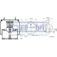 Пневмобаллон SEM LASTIK 3D MHM WWXBZB 3686868 72.4881.CP