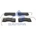 Тормозные колодки, дисковые, комплект SAMPA 2 9044 3XVE8 3704697 096.603
