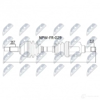 Приводной вал NTY 1437719816 G Y68CCM NPW-FR-029 - Изображение 4
