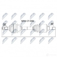 Приводной вал NTY 9VXU 7 NPW-CT-008 1437719020 - Изображение 4