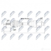 Приводной вал NTY B1U F0 1437719938 NPW-FR-012 - Изображение 4