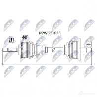Приводной вал NTY NPW-RE-023 1438713123 T HTCA8 - Изображение 4