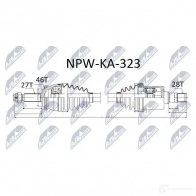 Приводной вал NTY 1437719920 I3 GO92 NPW-KA-323 - Изображение 4