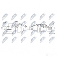Приводной вал NTY VBZB ZBO NPW-RE-052 1437716157 - Изображение 4